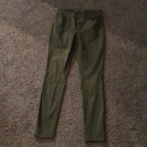 Old Navy Olive MidRise RockStar Size 6